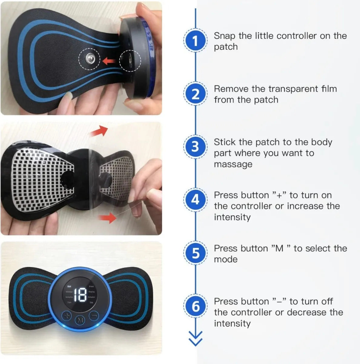 CalmPatch™ Smart Muscle Massager